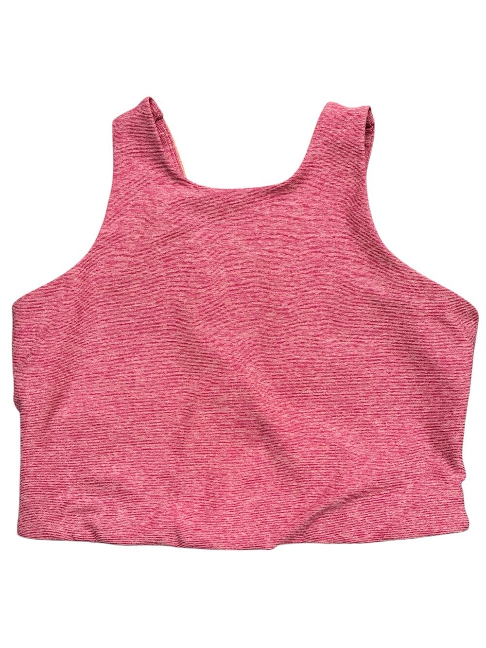 Outdoor Voices Pink Color Block Crop Top